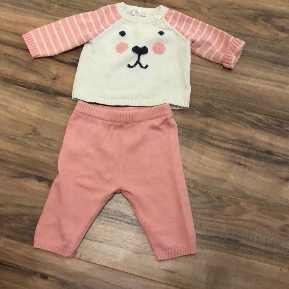 3 m little girl warm set